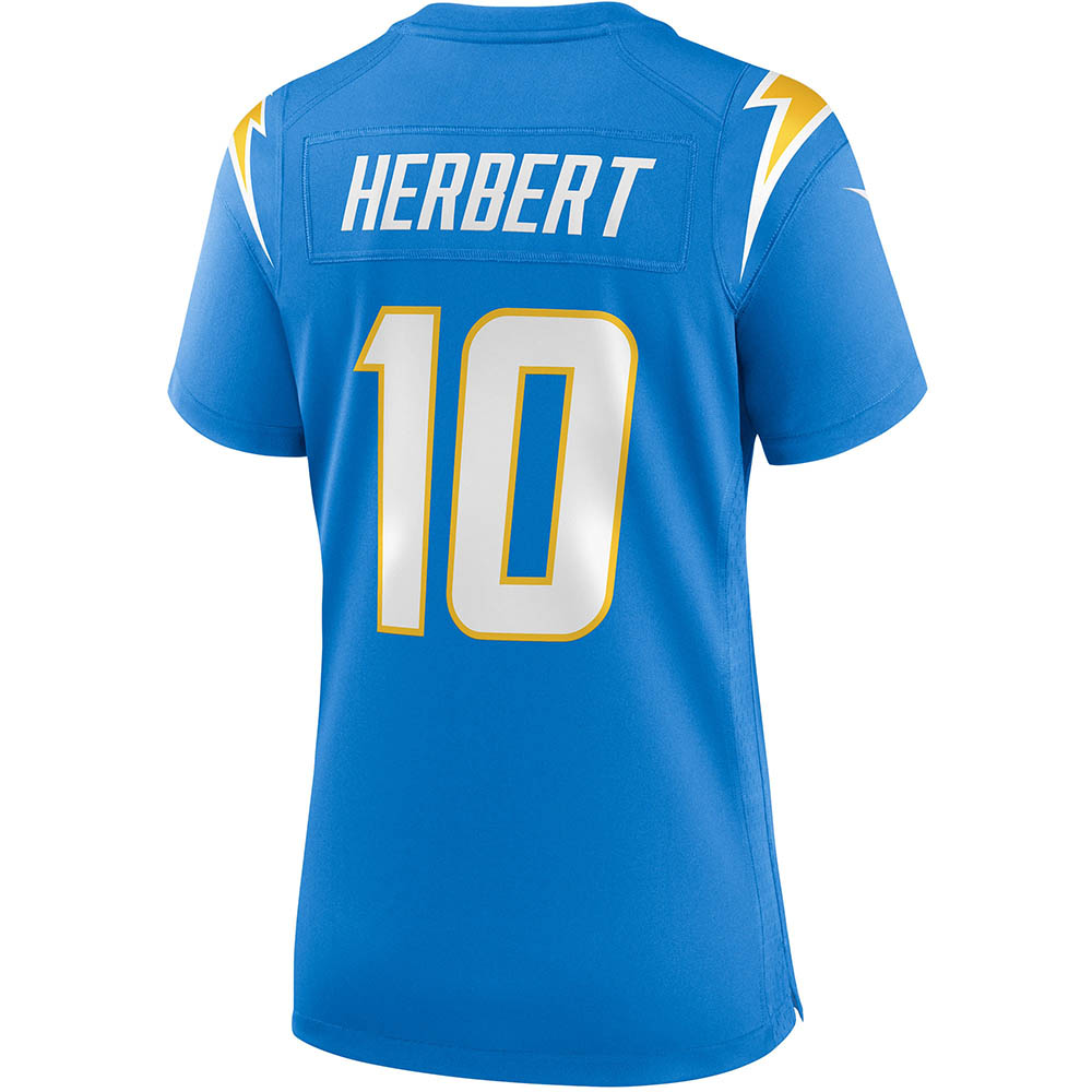 Women's Los Angeles Chargers Justin Herbert Game Jersey Powder Blue